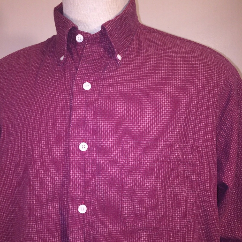 Brooks Brothers Shirt L Woven In Italy Cotton - Picture 2 of 4